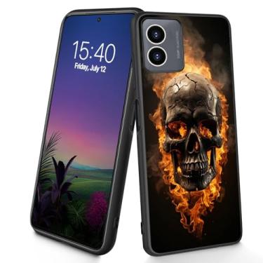 Imagem de Bxgolkgd Capa projetada para Moto G Play 2024 de 6,5 polegadas, capa protetora antiderrapante de silicone TPU macio e fino à prova de choque