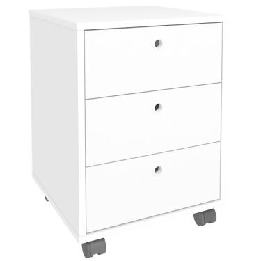 Imagem de Gaveteiro Com Rodinhas New Branco