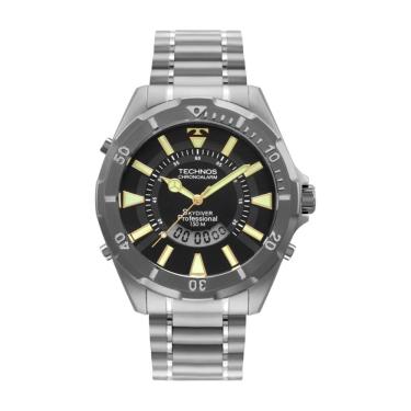 Imagem de Relógio Technos Masculino Ref: Wt2050ao/1h Skydiver Anadigi Titânio