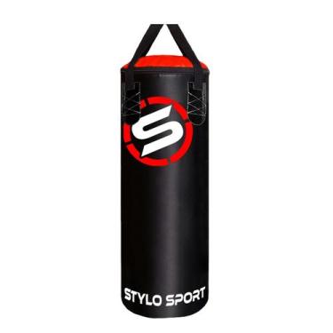 Imagem de Saco de pancada infantil 70x90 treino boxe stylo - STYLO SPORT, Vermel