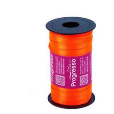 Imagem de Fita de Cetim Progresso 7mm nº1 - 100m Cor 278 Laranja Cítrico - 01 un