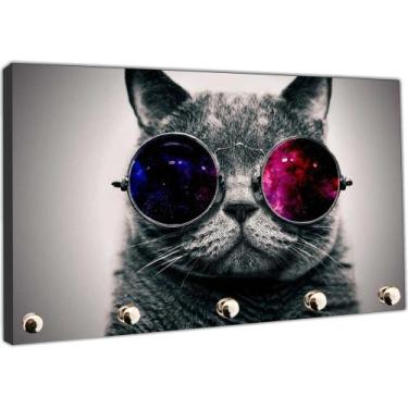 Imagem de Porta Chaves Animais Gato Casa Escritório Organizador RC006 - Vital Pr