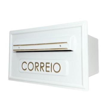 Imagem de Caixa de Correio para Cartas e Boletos Plástica Moderna - Ficone Reis,