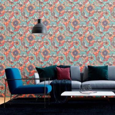 Imagem de Papel de Parede Adesivo Mandala N012042 0,58x2,5M - Adesivo BR