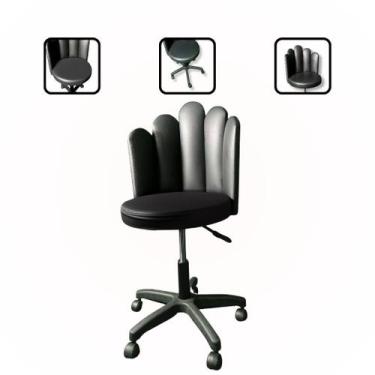 Imagem de Cadeira mocho estética luxo, tatoo, dentista, massagem hvf - HENVIFER