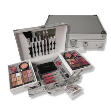Imagem de Maleta Prata com Kit de Maquiagem - Fenzza