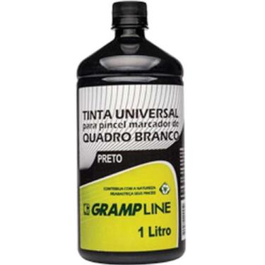 Imagem de Tinta Marcador Quadro Branco Reabastecedora 1000ML Preto - Gramp Line