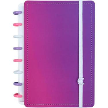 Imagem de Caderno Inteligente A5 Ultraviolet BY Yasmin 80 Folhas com Adesivos Ex