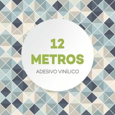 Imagem de Papel De Parede Adesivo Verde Pastilha Cozinha - Criptonita, 12M