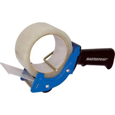 Imagem de Suporte para Fita Empacotar MP901 Lacradora em Ferro Azul - Masterprin