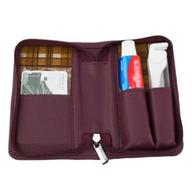 Imagem de Kit Estojo Bucal Viagem - Office Designer Od677, Vinho