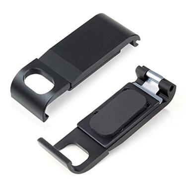 Imagem de SOONSUN Capa de porta lateral de alumínio para GoPro Hero 9 10 11 12 Capa de porta de bateria de passagem USB preta para GoPro HERO9 HERO10 HERO11 HERO12 preta carregamento sem remover a porta da