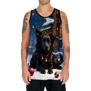 Imagem de Camiseta Regata Tshirt Natal Festas Cachorro Noel Neve 3 - Enjoy Shop,