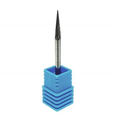 Imagem de Lima Rotativa Metal Duro Cônica 3x13mm H3 Corte Simples - KOMBAT