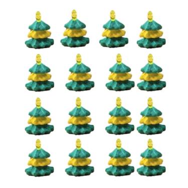 Imagem de Adam Victor Borrachas criativas para árvore de Natal - borrachas destacáveis - 16 borrachas 3D divertidas, decorações e lembrancinhas de festa, presente infantil (verde)