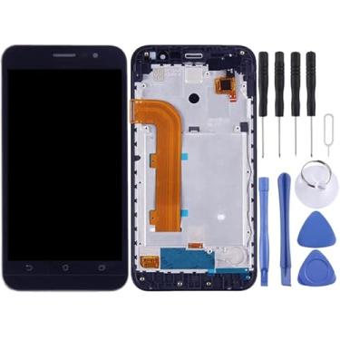 Imagem de Substituição da tela móvel Tela LCD OEM para for ASUS ZenFone IR ZB500KL X00AD Digitalizador completo com quadro （preto) Ecrã LCD
