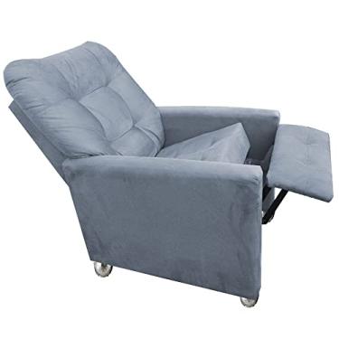 Imagem de Poltrona Cadeira Matri Reclinável Para Sala De Descanso Do Papai E Da Mamãe Sabrina