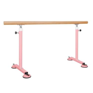 Imagem de Ballet Bar Barra De Balé Doméstica Portátil Para Adultos, Barra De Dança Autônoma Com Altura Ajustável De 80-120 Cm, Para Ginástica Fitness, Alongamento, Treinamento De Pilates(Pink,L 150cm/4.92ft)