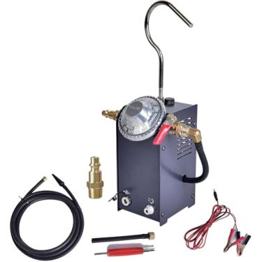 Imagem de Detectores de vazamento de combustível de carro AA009, diagnóstico, sistema de tubo de combustível automotivo testador de vazamento com sistema EVAP para todos os carros, motocicletas, motos de neve, ATV, caminhões leves, barcos