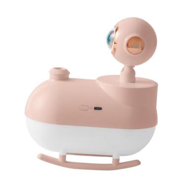 Imagem de WeiLaiKeQi Mini Umidificador de Ar Umidificador de Gotejamento de Água Multifuncional com Luz Umidificador Silencioso Umidificador de de Água para Sala de, Rosa