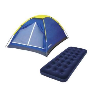 Imagem de Barraca Bestway Inflável Solteiro com Colchão - 185x76x22cm - MOR