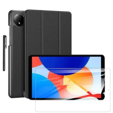 Imagem de Capa couro + caneta touch para Redmi Pad Se 8,7 + pelicula - Genérica