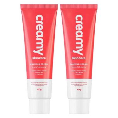Imagem de Creamy Creme Hidratante Facial Calming Cream Kit com 2 Unidades, Kit