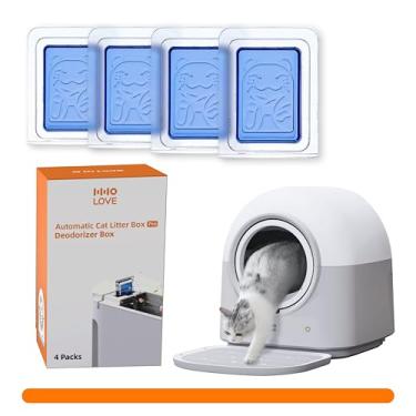 Imagem de Caixa de Areia Autolimpante Automática Eletrônica Mãos-Livres Robô Inteligente Caixa de Areia Autolimpante - Grande Capacidade de 60L, Seguro Anti-beliscão, Controle de Odores, para Vários Gatos