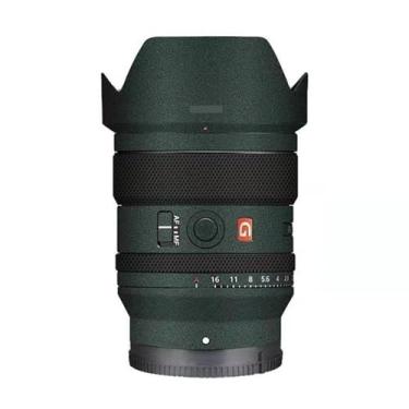 Imagem de Adesivo de película de vinil para lente de câmera para Sony FE 24 mm F1.4 GM protetor de corpo inteiro anti-arranhões decalque costa FE 1.4/24 GM 24 1.4 (verde turquesa)