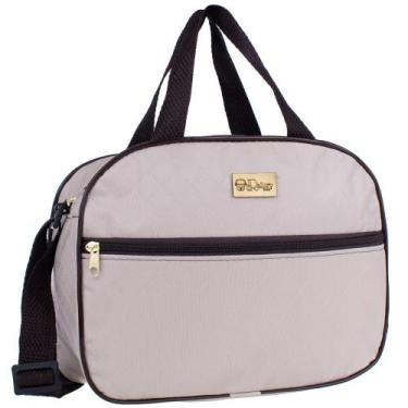 Imagem de Bolsa Maternidade Bebê Pequena Para Passeio Luxo - Rallory, Bege