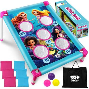 Imagem de Jogo de Arremesso Bean Bag Toss TOY Life Sereia - Para Crianças a part