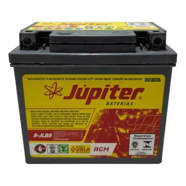 Imagem de Bateria Júpiter Moto 5lbs Honda Cg 125/150 Titan Fan 125/150