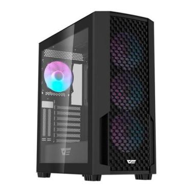 Imagem de Gabinete Gamer Aigo Darkflash DF2100, RGB, Mid-Tower, Lateral De Vidro