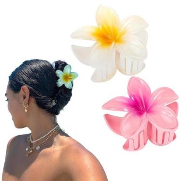 Imagem de 1 Presilha Piranha Cabelo Flor Prendedor Penteado Verão Praia - Piranh