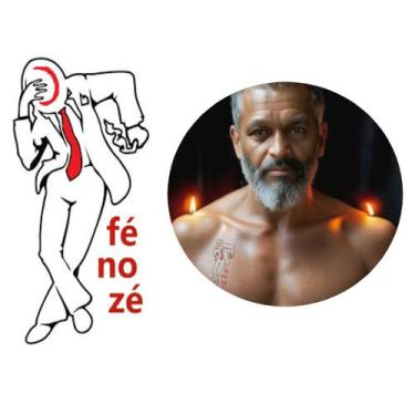 Imagem de Tatuagem temporária umbanda fé no zé pilantra - 3i