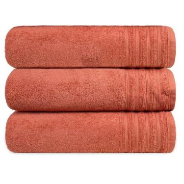 Imagem de Kit 3 Toalha Gigante Banhão Fio Penteado 100% Algodão Twist - Central 