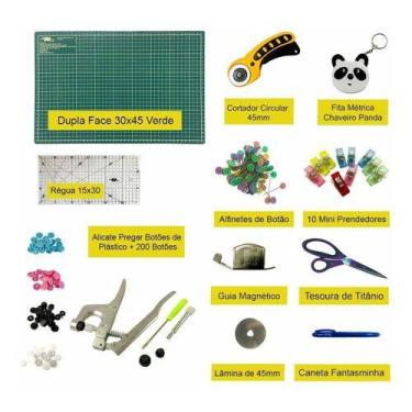 Imagem de Kit Base De Corte Scrapbook Patchwork Alicate Ritas Cortador - ADB