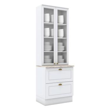 Imagem de Cristaleira Americana Branco hp – Henn