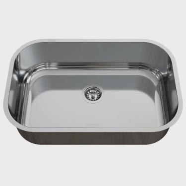 Imagem de Cuba para Cozinha Pia Inox N2 56x35x17cm Alto Brilho com Válvula GhelPlus