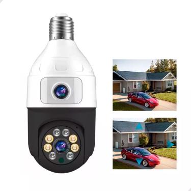 Imagem de Câmera Lâmpada Wifi Para Monitoramento Com Visão Noturna