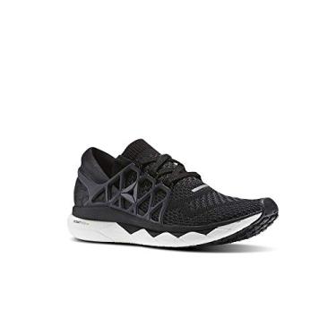 Imagem de Reebok Tênis feminino Floatride Run Ultraknit (preto/cascalho/branco) BS8152 (tamanho: 39)