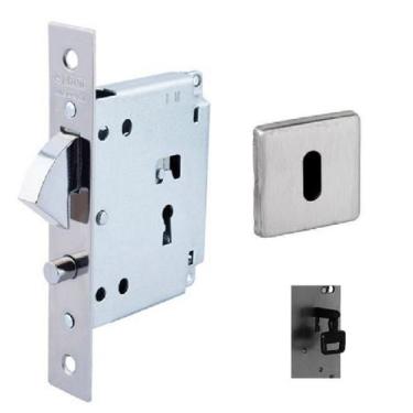 Imagem de Fechadura 4020 St2 45mm Interna Cromo Escovada Lafonte  - La fonte