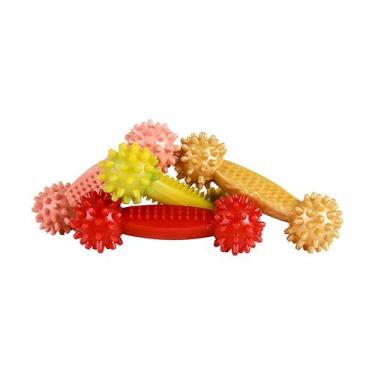 Imagem de Brinquedo Art Injet Halteres Anti-Tártaro com Cravos para Cães - Cores