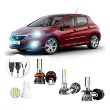 Imagem de Ultra Led Nano 22000lm Peugeot 308 2016-2021 H1 H7 H8 - LUXLED y3, Bra