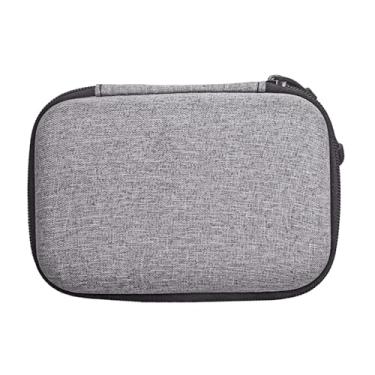 Imagem de Bolsa de viagem para gravador de voz AI, EVA à prova de choque com armazenamento de tela para PLAUD NotePin cinza, estojo de transporte para acessórios de viagem
