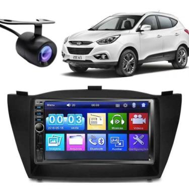Imagem de Central Multimídia 2 Din Mp5 Hyundai IX35 Câmera Moldura PT - First Op