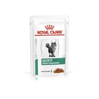 Imagem de Ração Úmida Royal Canin Veterinary Satiety para Gatos Adultos  85g