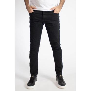 Imagem de Calça Sarja Masculina Skinny Básica Five Polo Wear Preto, Preto, 44