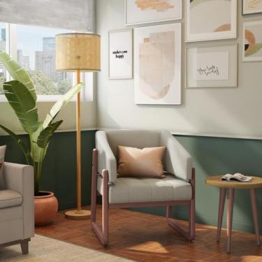 Imagem de Poltrona Kaique Areia - Mobly