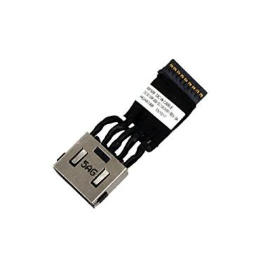 Imagem de Zahara Conector de alimentação CC com cabo para Lenovo Thinkpad P50 (20EN, 20EQ) / P51 (20HH, 20HJ) / P17 Gen 1(20SN,20SQ) / P15 Gen 1(20ST,20SU) / T15g Gen 1 (20UR,20US DC301000) PE00 SCR 10K06990